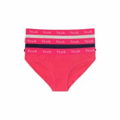 French Connection Pink FCUK Briefs 3 Pack
