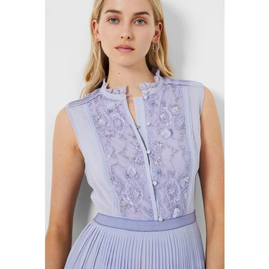 unnamed-file-89.jpg French Connection Blue Abibi Embroidered High Neck Dress -French Connection store unnamed file 89