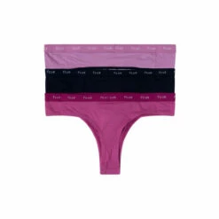 French Connection Purple Thong 3 Pack