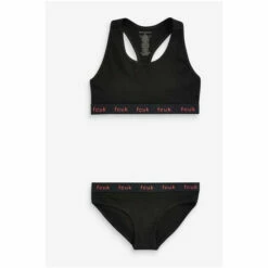 French Connection Blue Fcuk Crop Top & Briefs Set -French Connection store unnamed file 899