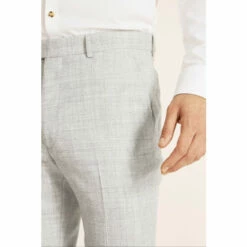 French Connection Light Grey Flannel Trousers 3 French Connection Light Grey Flannel Trousers -French Connection store unnamed file 908