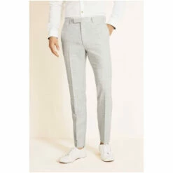 French Connection Light Grey Flannel Trousers 4 French Connection Light Grey Flannel Trousers -French Connection store unnamed file 909