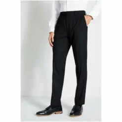 French Connection Black Slim Fit Suit: Trousers -French Connection store unnamed file 914