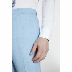 French Connection Slim Fit Sky Blue Marl Suit: Trousers 3 French Connection Slim Fit Sky Blue Marl Suit: Trousers -French Connection store unnamed file 917