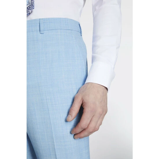 unnamed-file-917.jpg French Connection Slim Fit Sky Blue Marl Suit: Trousers -French Connection store unnamed file 917