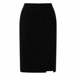 French Connection Buntie Whisper Ruth Black Pencil Skirt -French Connection store unnamed file 939