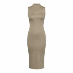 French Connection Brown Manhatten Jersey Bodycon Dress -French Connection store unnamed file 95