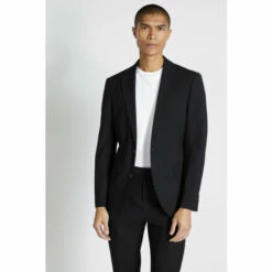 French Connection Black Slim Fit Suit: Jacket -French Connection store unnamed file 952
