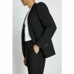 French Connection Black Slim Fit Suit: Jacket -French Connection store unnamed file 953