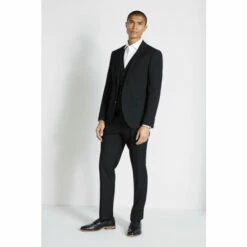 French Connection Black Slim Fit Suit: Jacket -French Connection store unnamed file 954