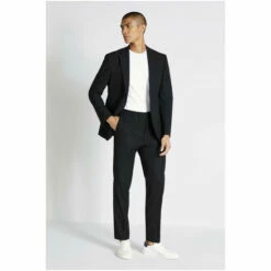 French Connection Black Slim Fit Suit: Jacket -French Connection store unnamed file 955