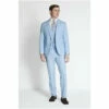 French Connection Slim Fit Sky Blue Marl Suit: Jacket -French Connection store unnamed file 956