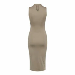 French Connection Brown Manhatten Jersey Bodycon Dress -French Connection store unnamed file 96