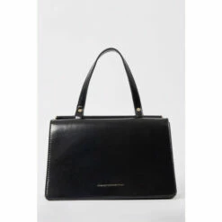 French Connection Black Structured Bag