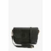 French Connection Lizard Emboss Black Shoulder Bag -French Connection store unnamed file 970