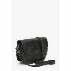 French Connection Lizard Emboss Black Shoulder Bag 4 French Connection Lizard Emboss Black Shoulder Bag -French Connection store unnamed file 972