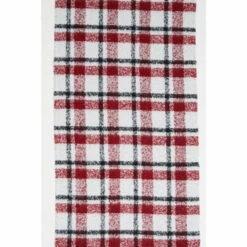 French Connection Large White Check Scarf -French Connection store unnamed file 989