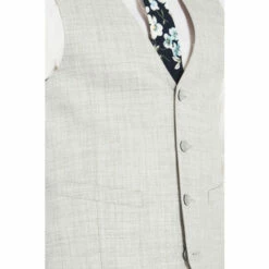 French Connection Light Grey Slim Fit Flannel Suit: Waistcoat 3 French Connection Light Grey Slim Fit Flannel Suit: Waistcoat -French Connection store unnamed file 993